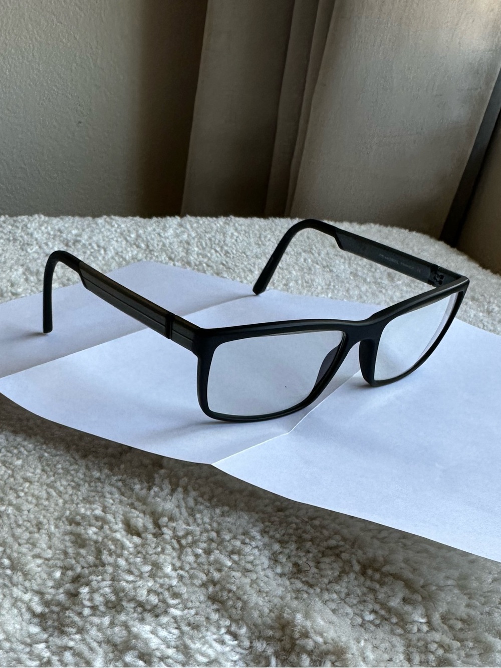 Morel OGA 76510 Black Full Rim Rectangular Eyeglasses Frames